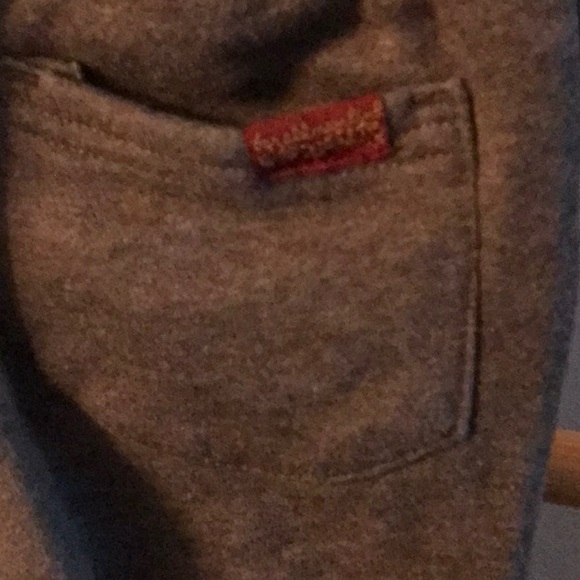 7 For all mankind size 2T sweat suit hoodie set. Lined hood. Full front zipper - Picture 6 of 9